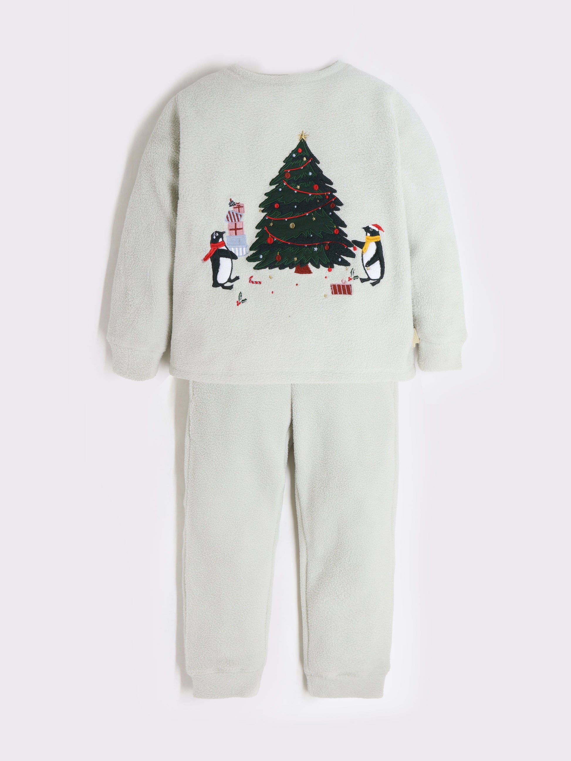 Cherry Crumble Mint Solid Applique Lovely Smart Winter Nightsuit