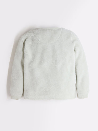 Cherry Crumble Mint Solid Applique Lovely Smart Winter Nightsuit