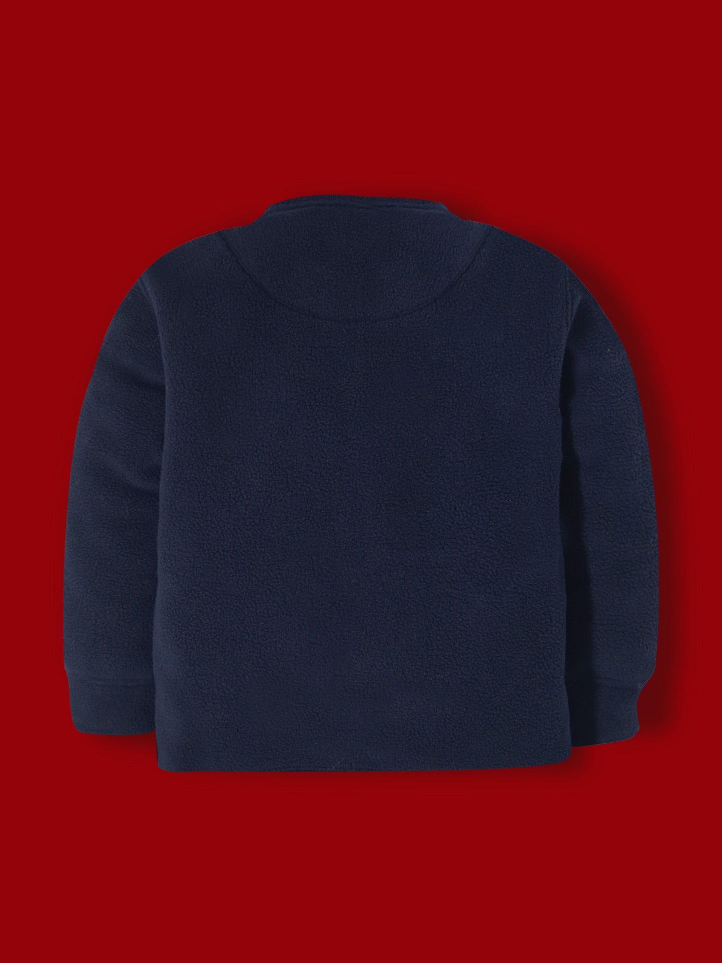 Cherry Crumble Navy Solid Applique Adorable Smart Nightsuit