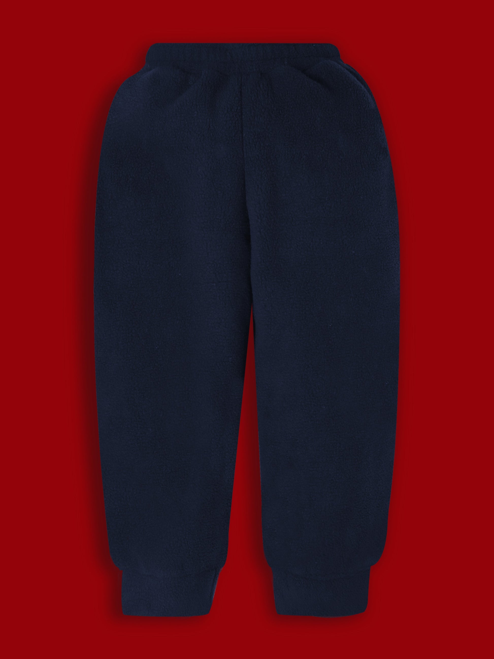 Cherry Crumble Navy Solid Applique Adorable Smart Nightsuit