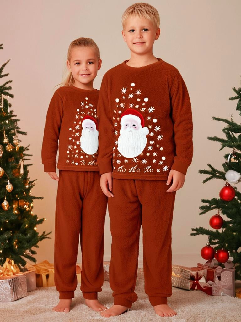 Cherry Crumble Brown Applique Lovely Stylish Winter Nightsuit