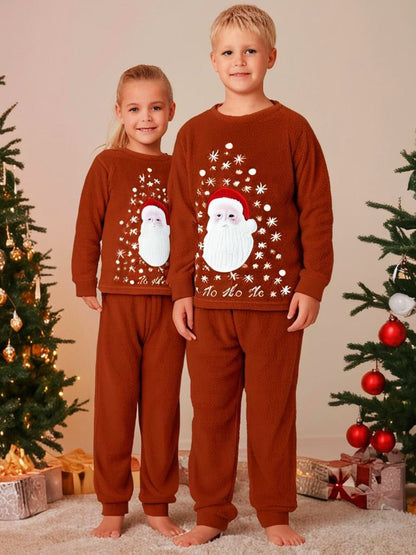 Cherry Crumble Brown Applique Lovely Stylish Winter Nightsuit