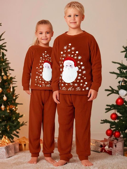 Cherry Crumble Brown Applique Lovely Stylish Winter Nightsuit