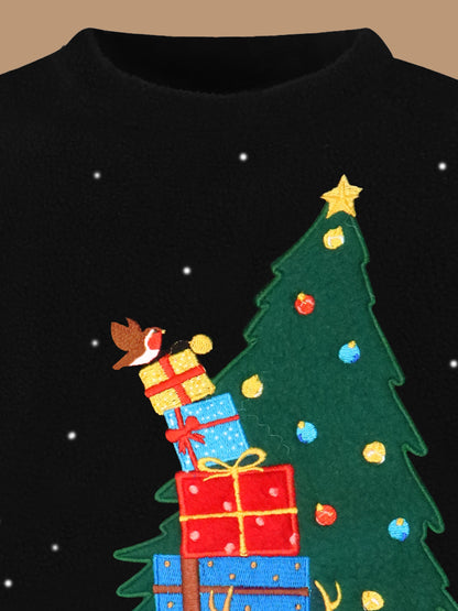 Cherry Crumble Twinkle Black Nightsuit