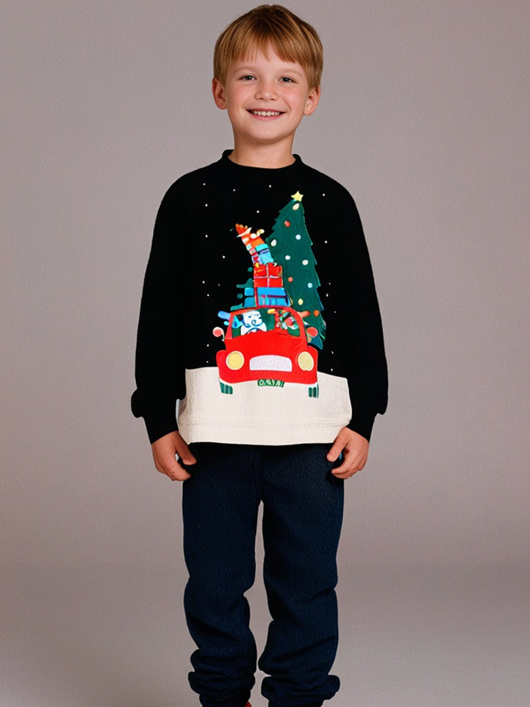 Cherry Crumble Twinkle Black Nightsuit