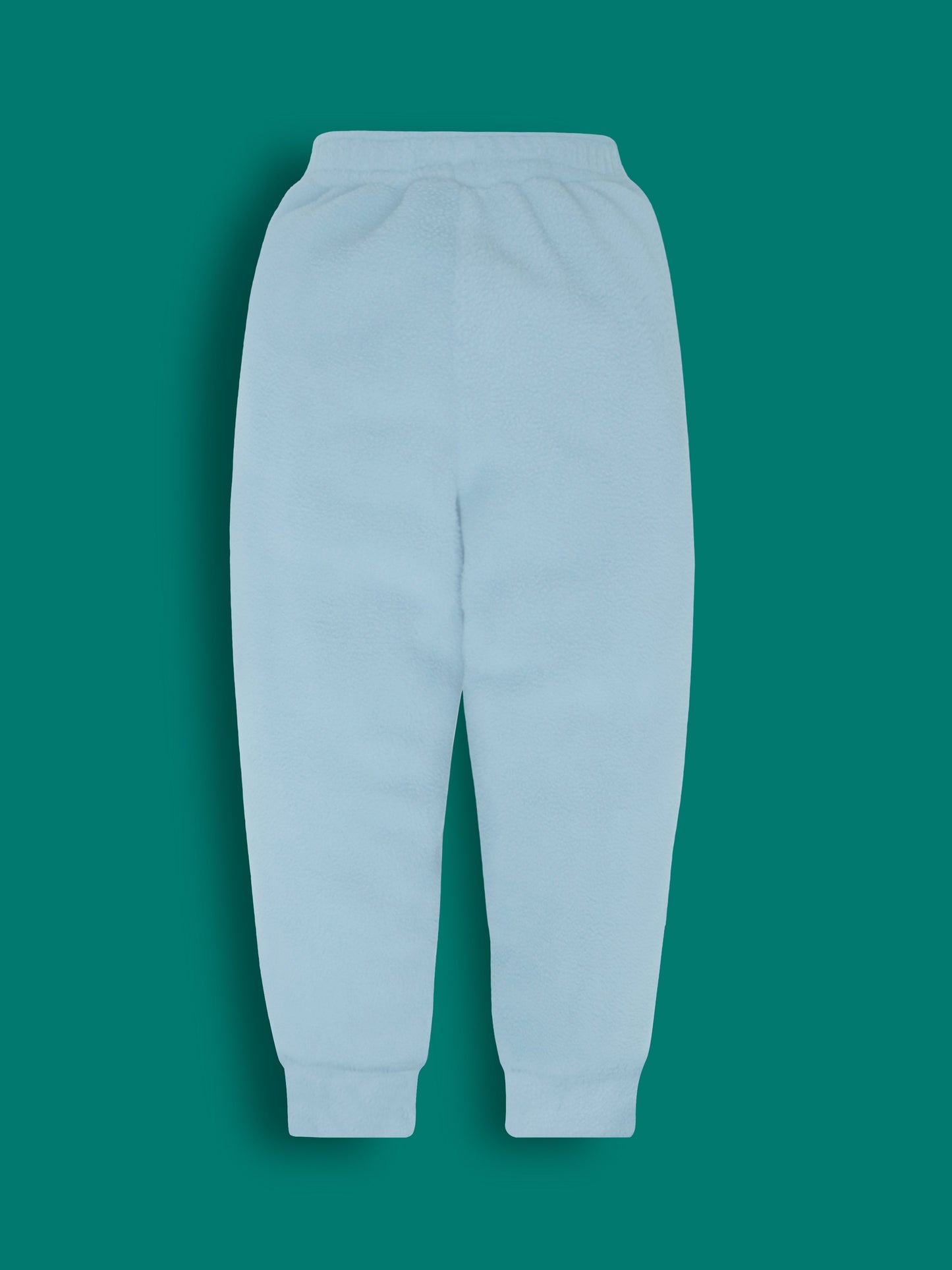 Cherry Crumble Sky Blue Solid Applique Adorable Winter Nightsuit