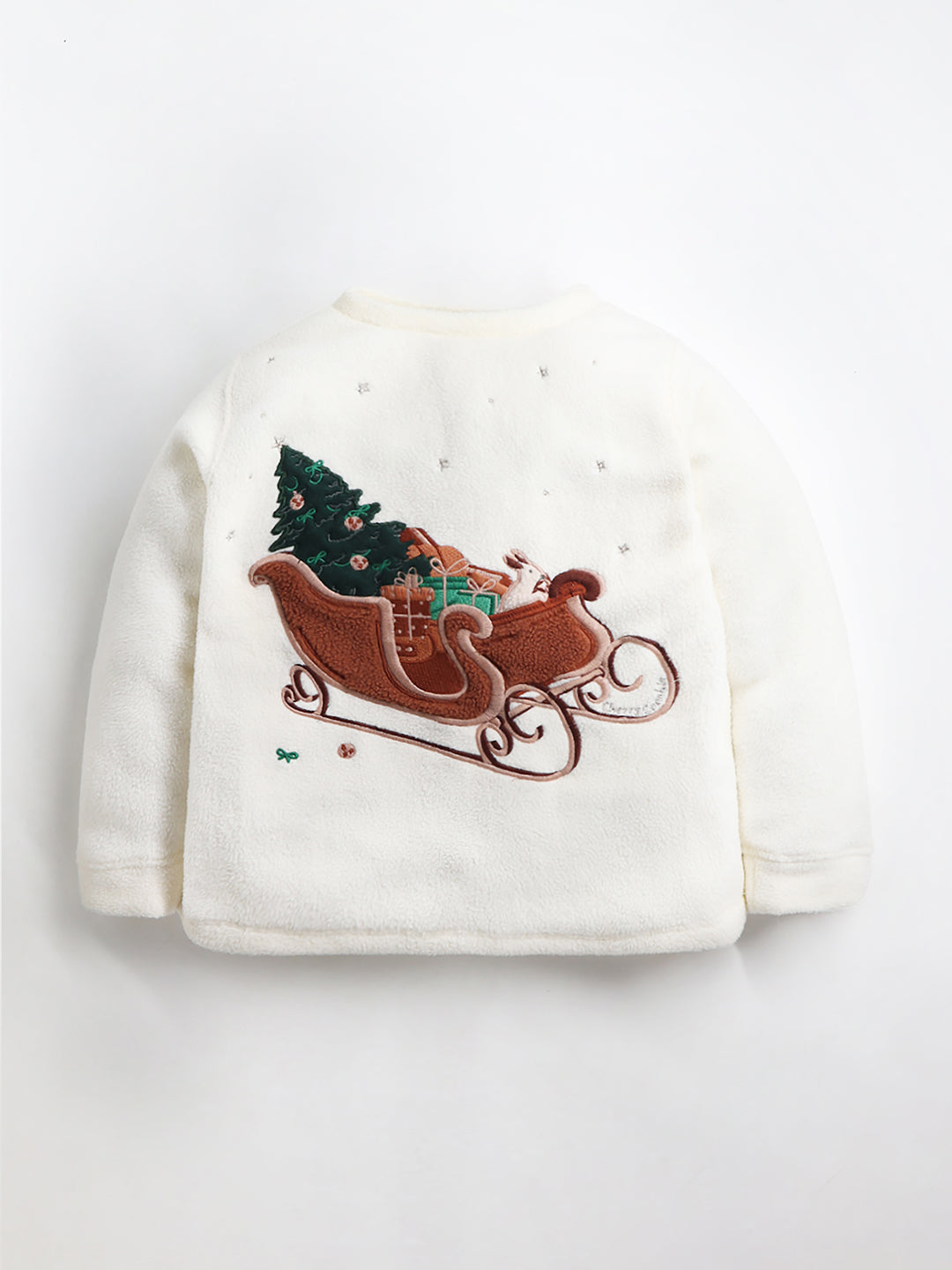 Cherry Crumble Cream Cozy Xmas Nightsuit