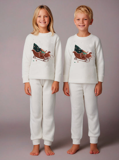 Cherry Crumble Cream Cozy Xmas Nightsuit