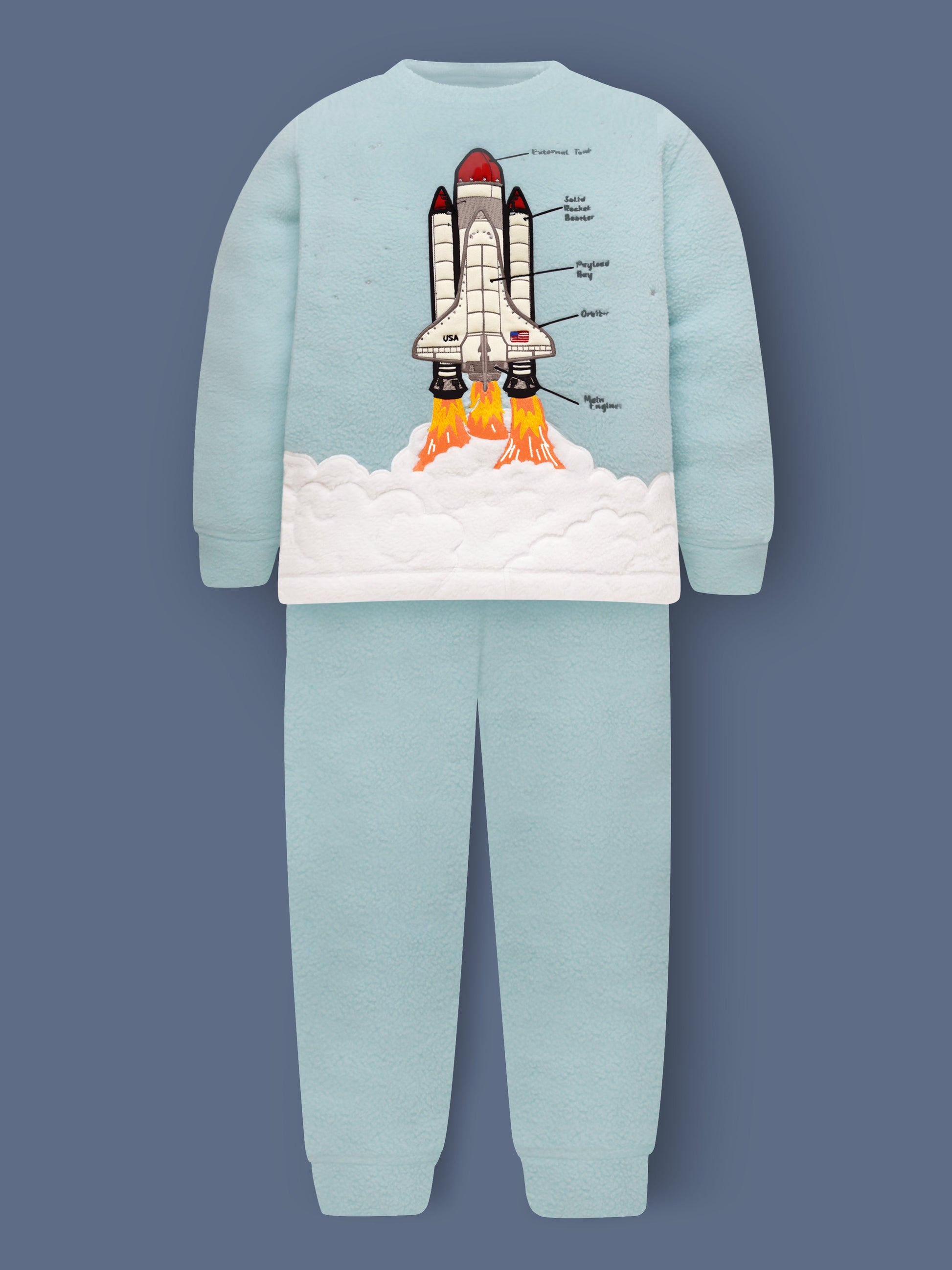 Cherry Crumble Spring Spark Cozy Blue Posh Nightsuit