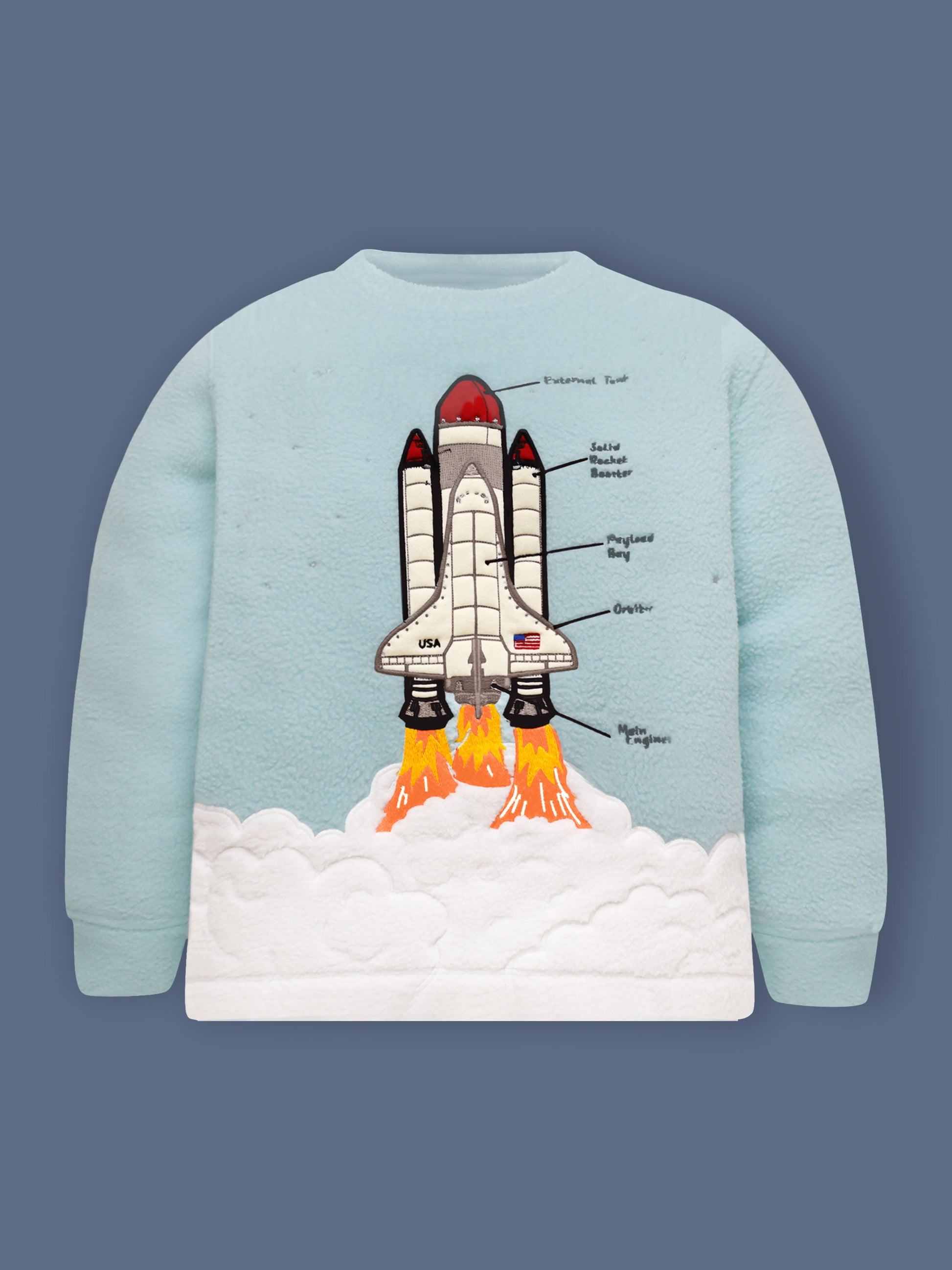 Cherry Crumble Spring Spark Cozy Blue Posh Nightsuit