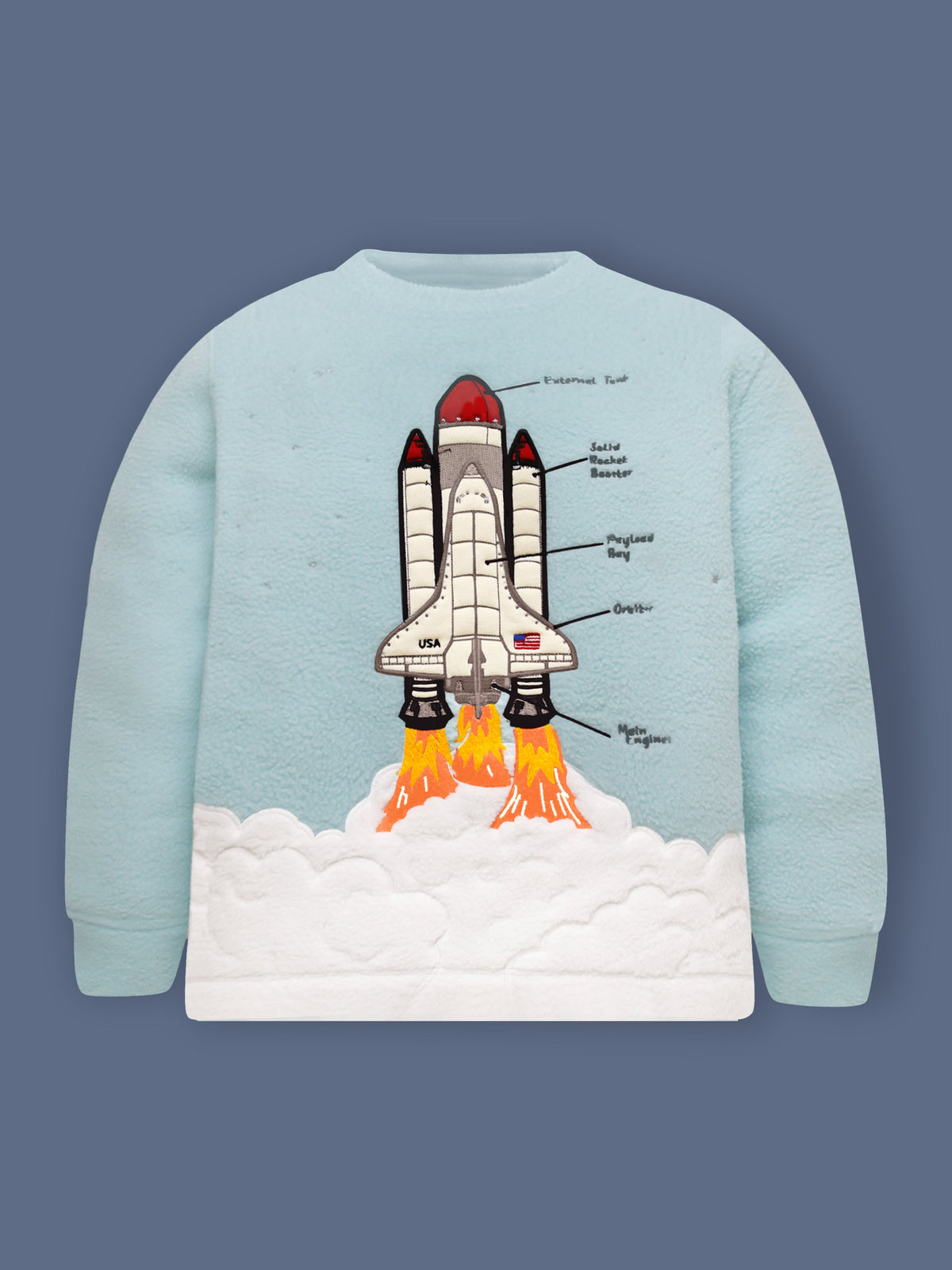 Cherry Crumble Spring Spark Cozy Blue Posh Nightsuit