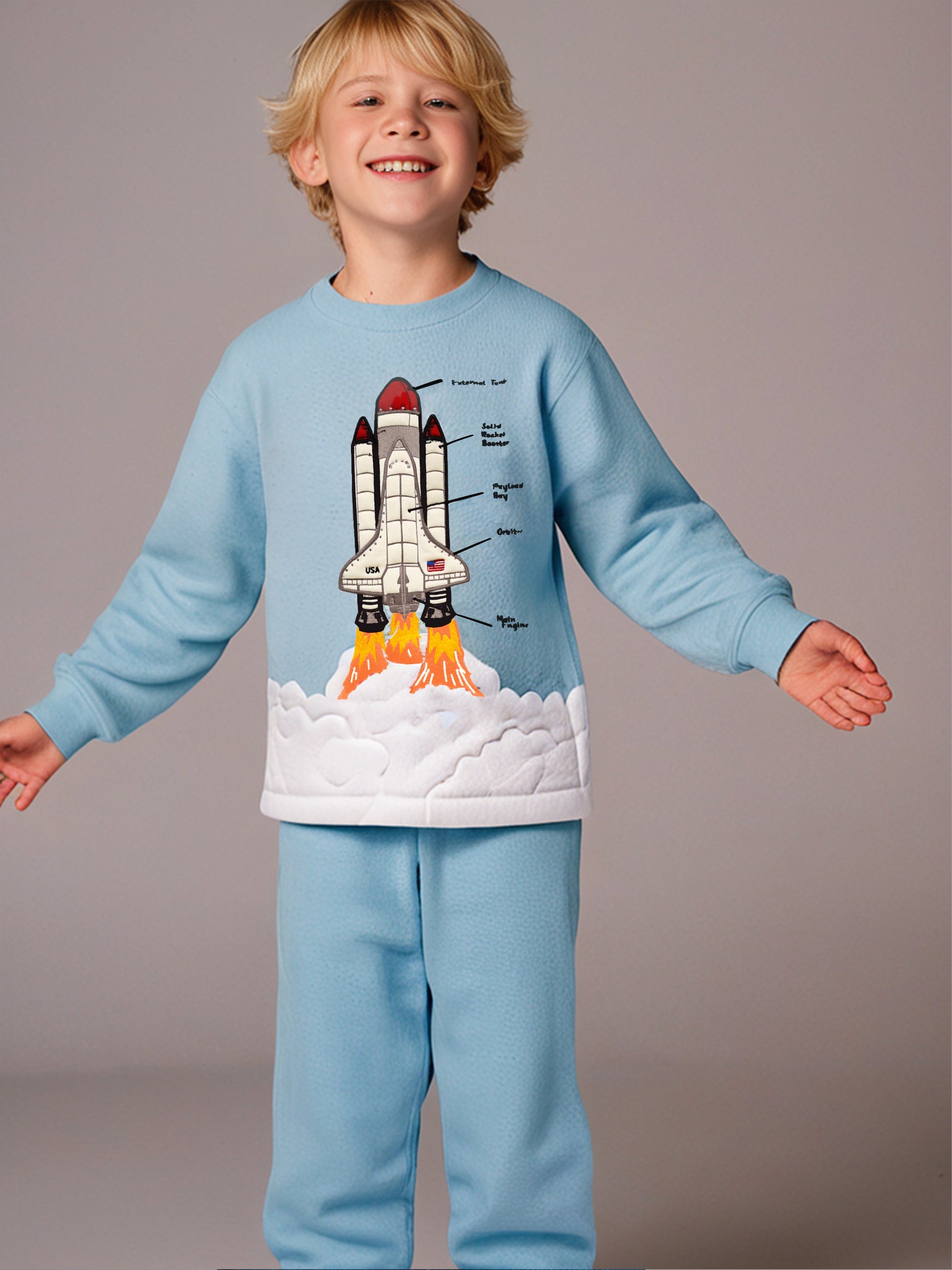 Cherry Crumble Spring Spark Cozy Blue Posh Nightsuit