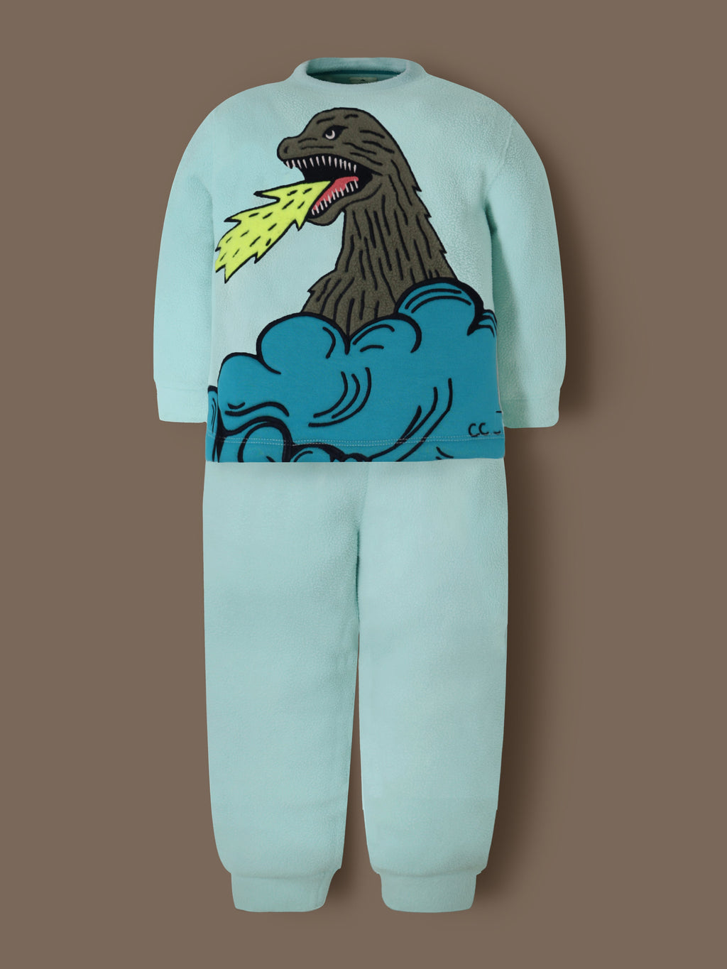 Cherry Crumble Winter Joyful Blue Premium Nightsuit