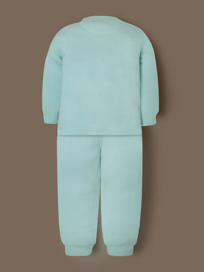 Cherry Crumble Winter Joyful Blue Premium Nightsuit