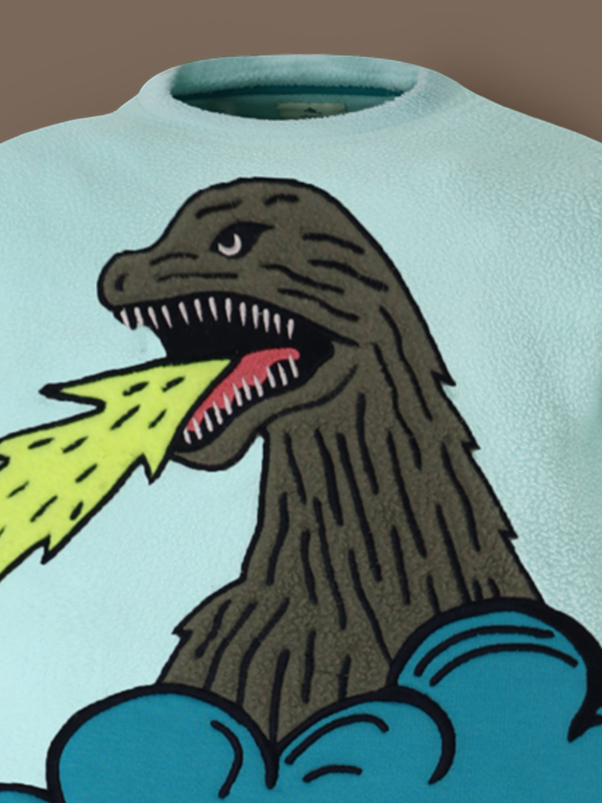 Cherry Crumble Winter Joyful Blue Premium Nightsuit