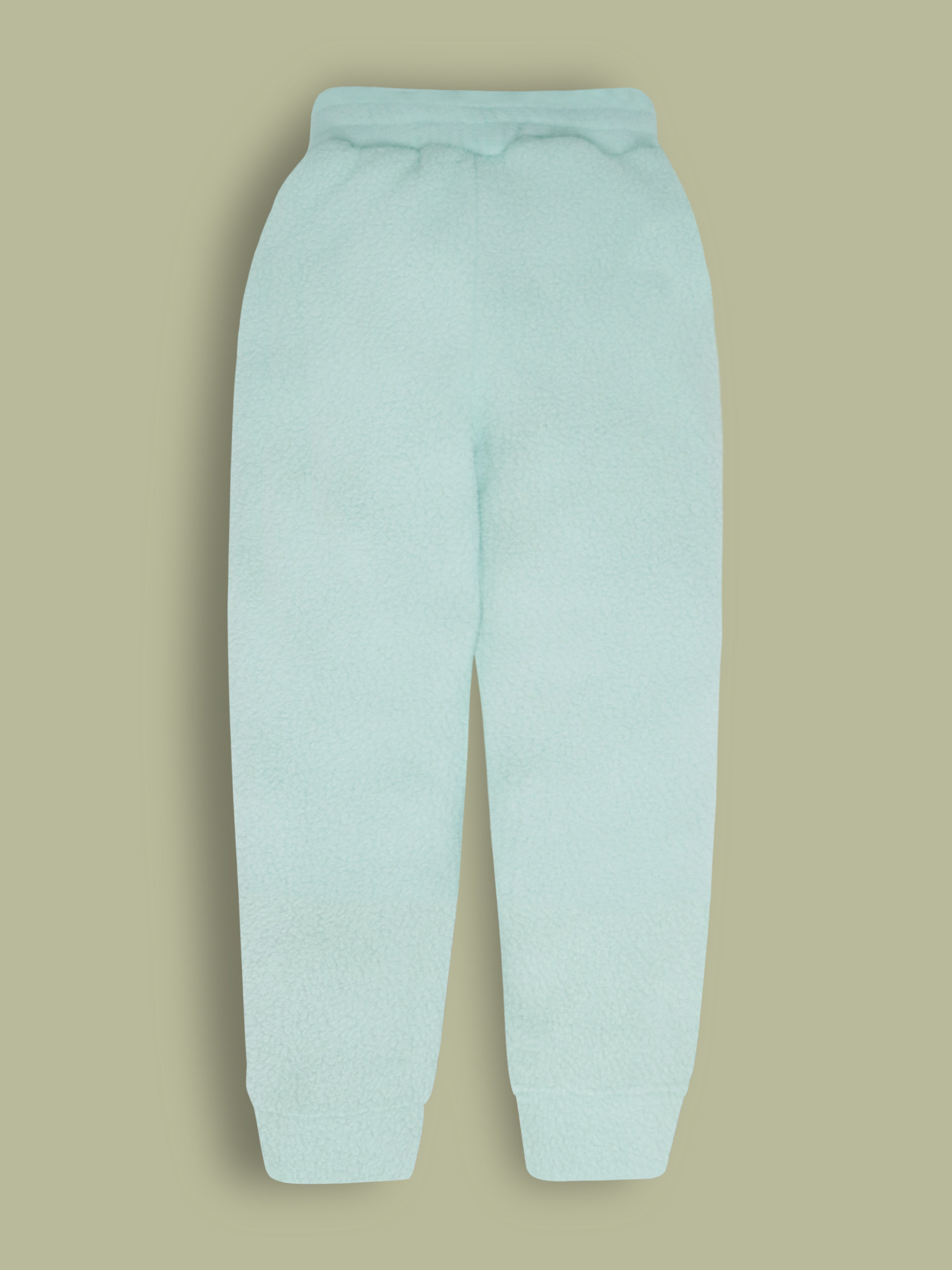 Cherry Crumble Mint Solid Applique Sweet Stylish Nightsuit