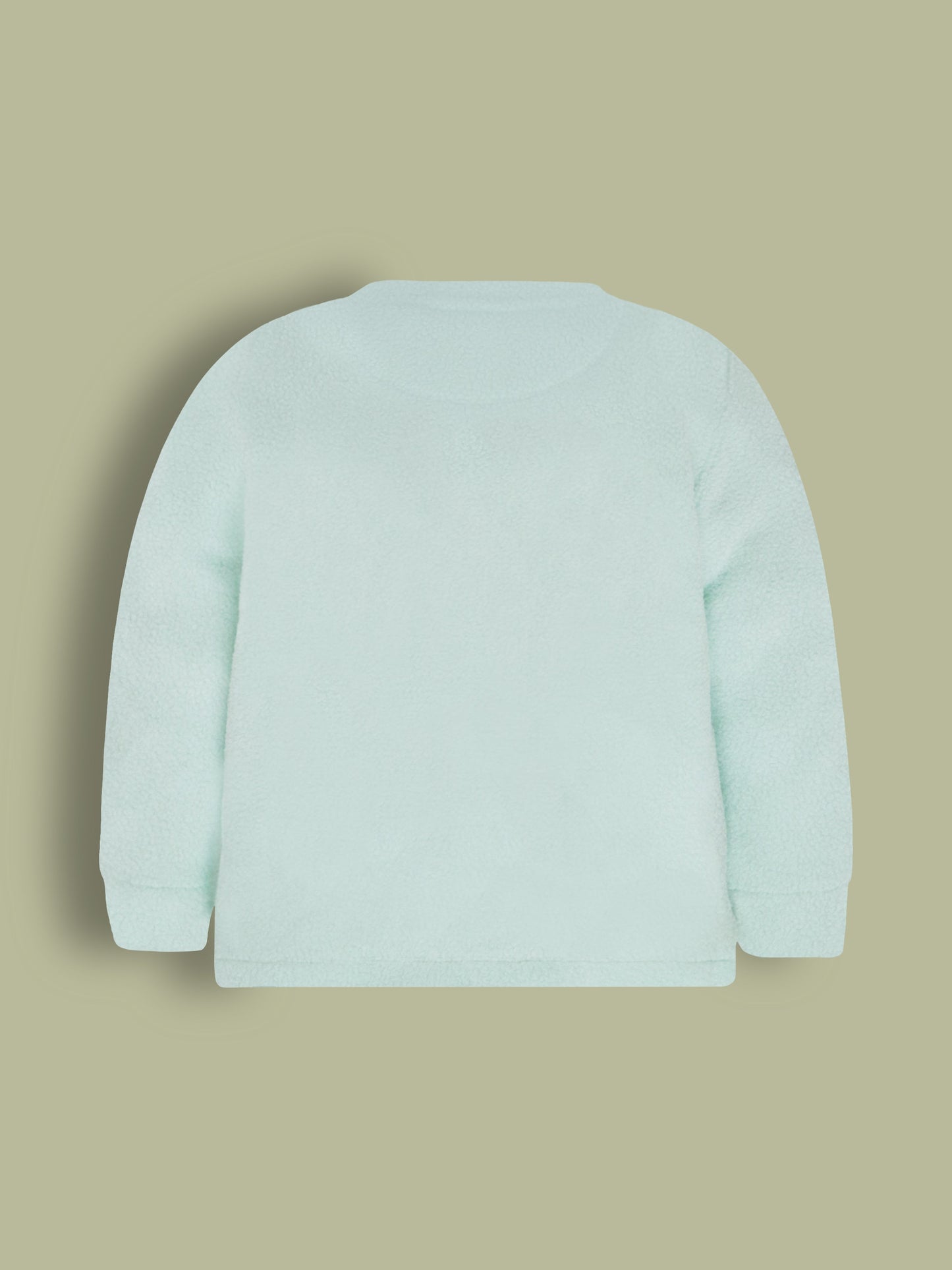 Cherry Crumble Mint Solid Applique Sweet Stylish Nightsuit