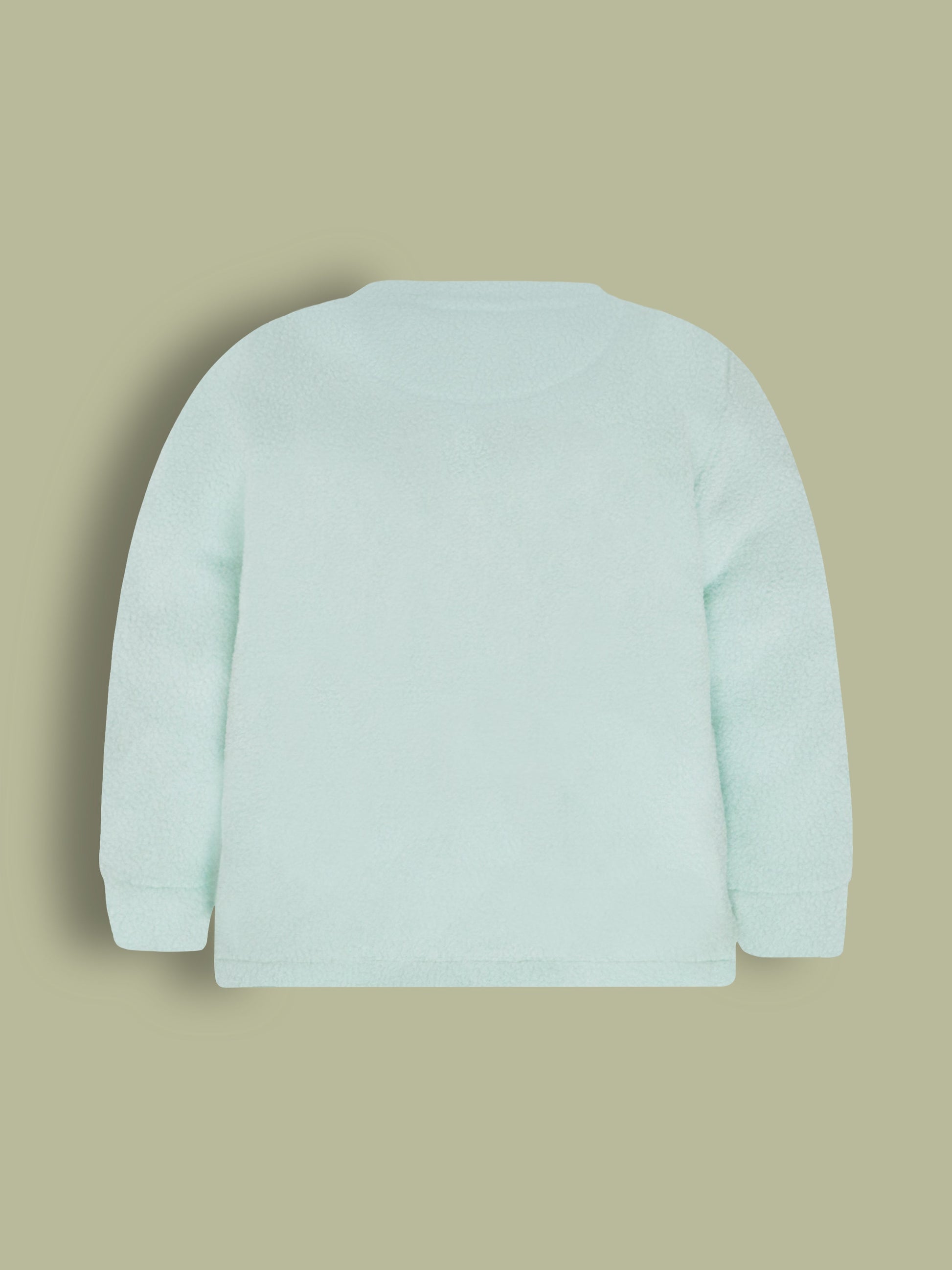 Cherry Crumble Mint Solid Applique Sweet Stylish Nightsuit