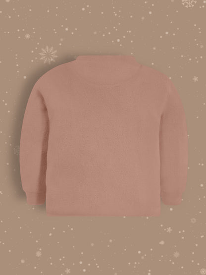 Cherry Crumble Brown Solid Applique Trendy Nightsuit