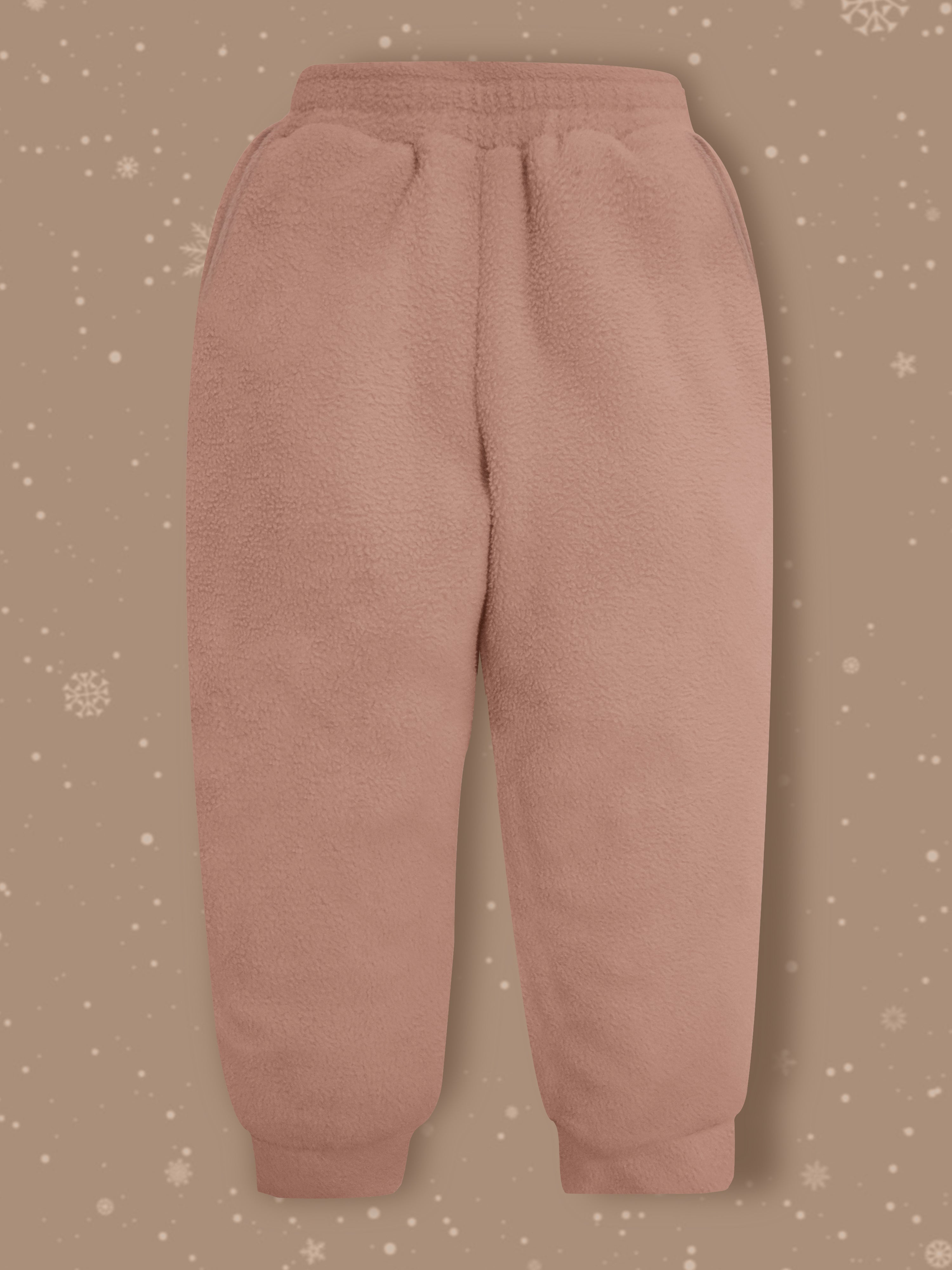 Cherry Crumble Brown Solid Applique Trendy Nightsuit