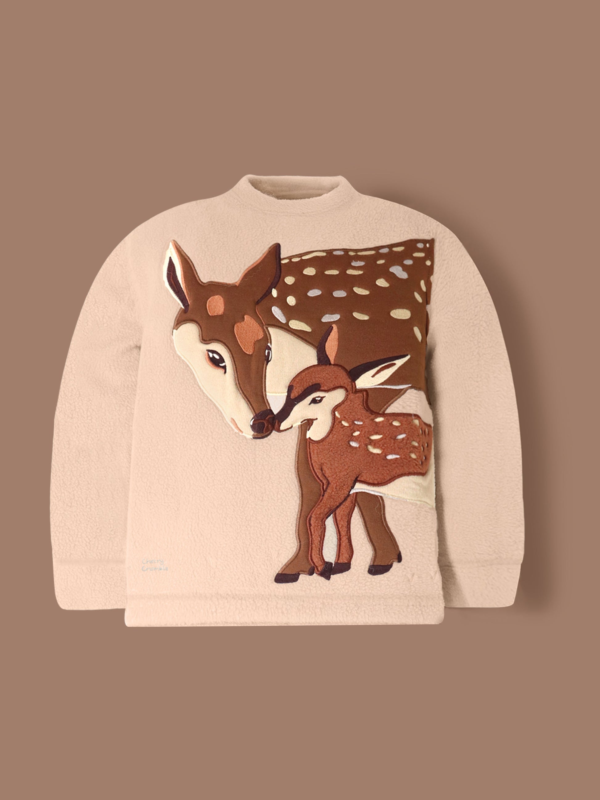 Cherry Crumble Beige Warm & Snug Nightsuit