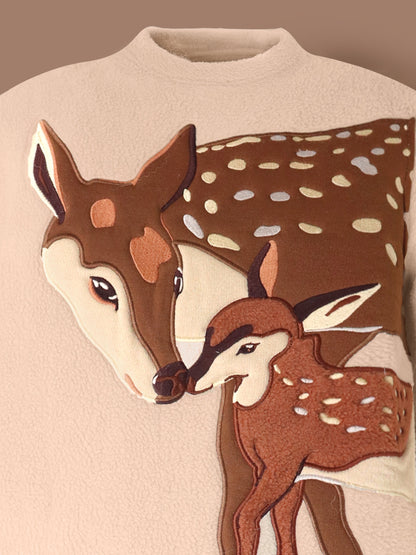 Cherry Crumble Beige Warm & Snug Nightsuit