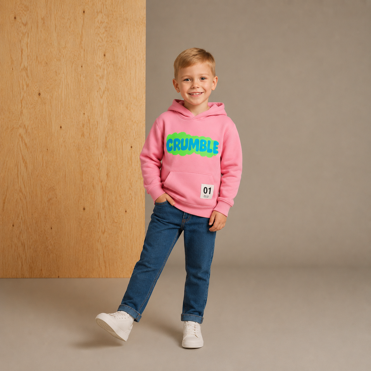 Unisex Soft Pink Hoodie