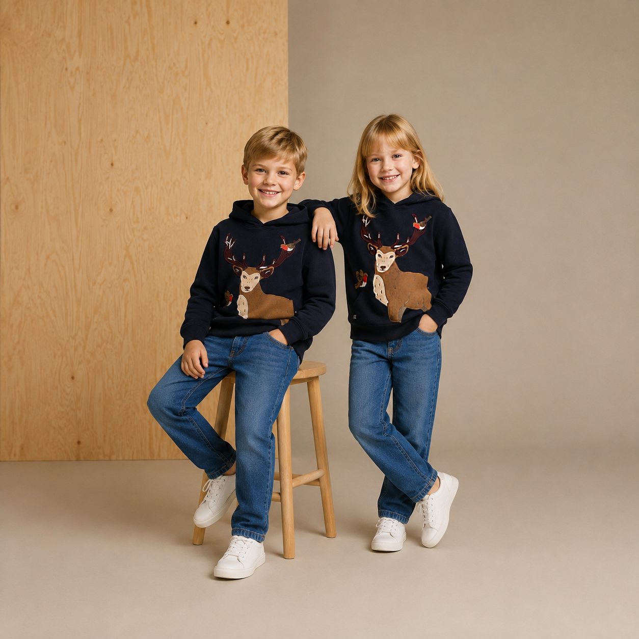 Black Solid Applique Embroidered Sweet Elegant Winter Sweatshirt