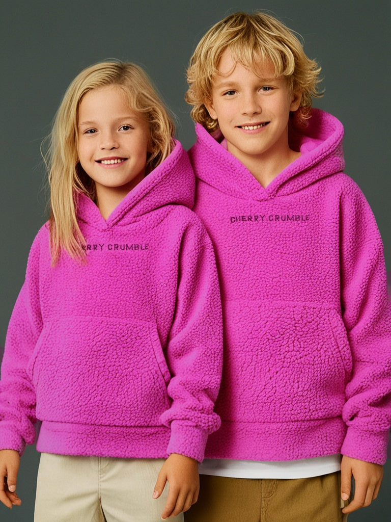 Cherry Crumble Snuggle Magenta Hoodie