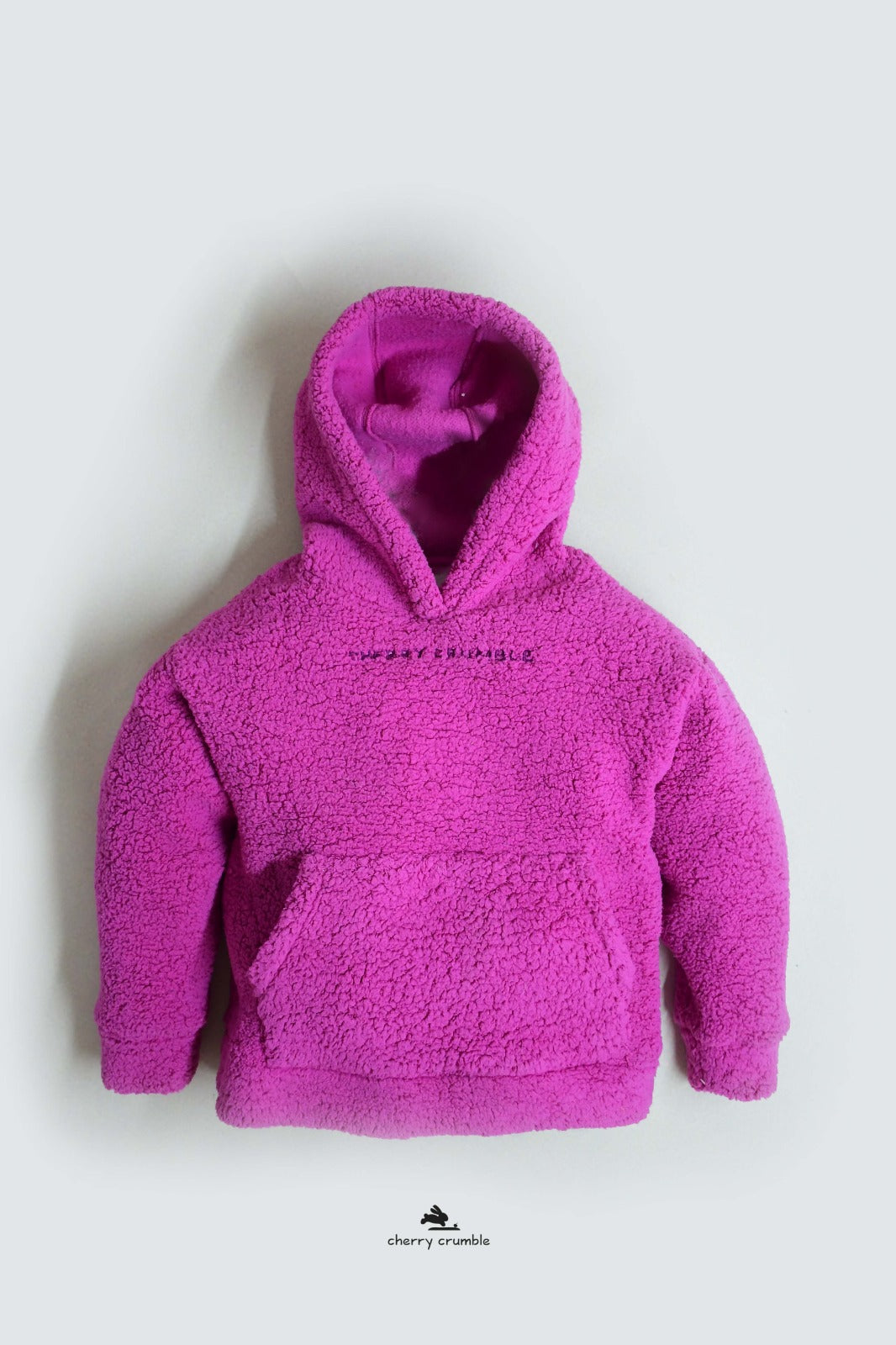 Cherry Crumble Snuggle Magenta Hoodie