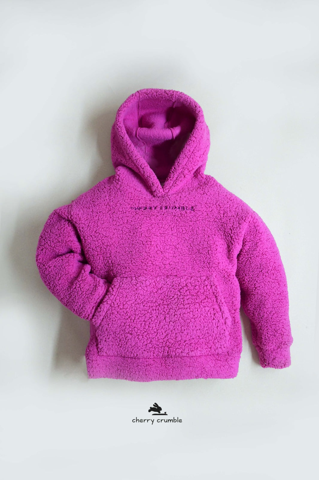Cherry Crumble Snuggle Magenta Hoodie
