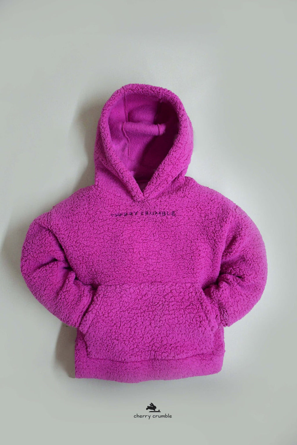 Cherry Crumble Snuggle Magenta Hoodie