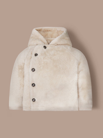 Cherry Crumble Snowy Charm Beige Sweatshirt