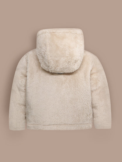 Cherry Crumble Snowy Charm Beige Sweatshirt