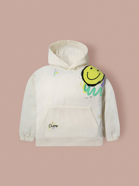 Cherry Crumble Cream Snug Flock Hoodie