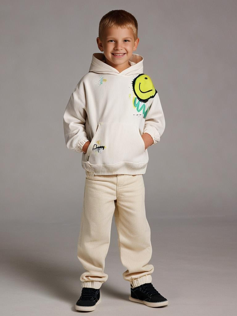 Cherry Crumble Cream Snug Flock Hoodie