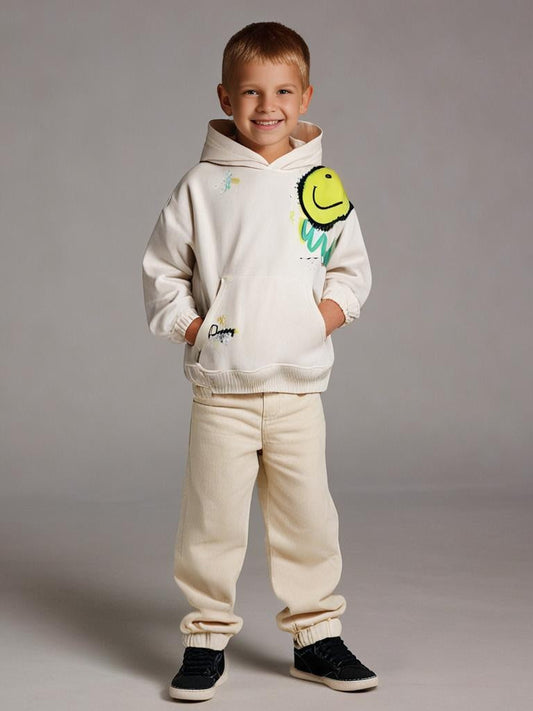 Cherry Crumble Cream Snug Flock Hoodie