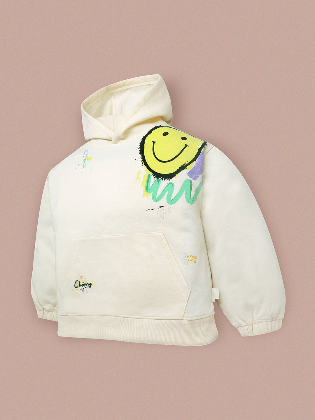 Cherry Crumble Cream Snug Flock Hoodie