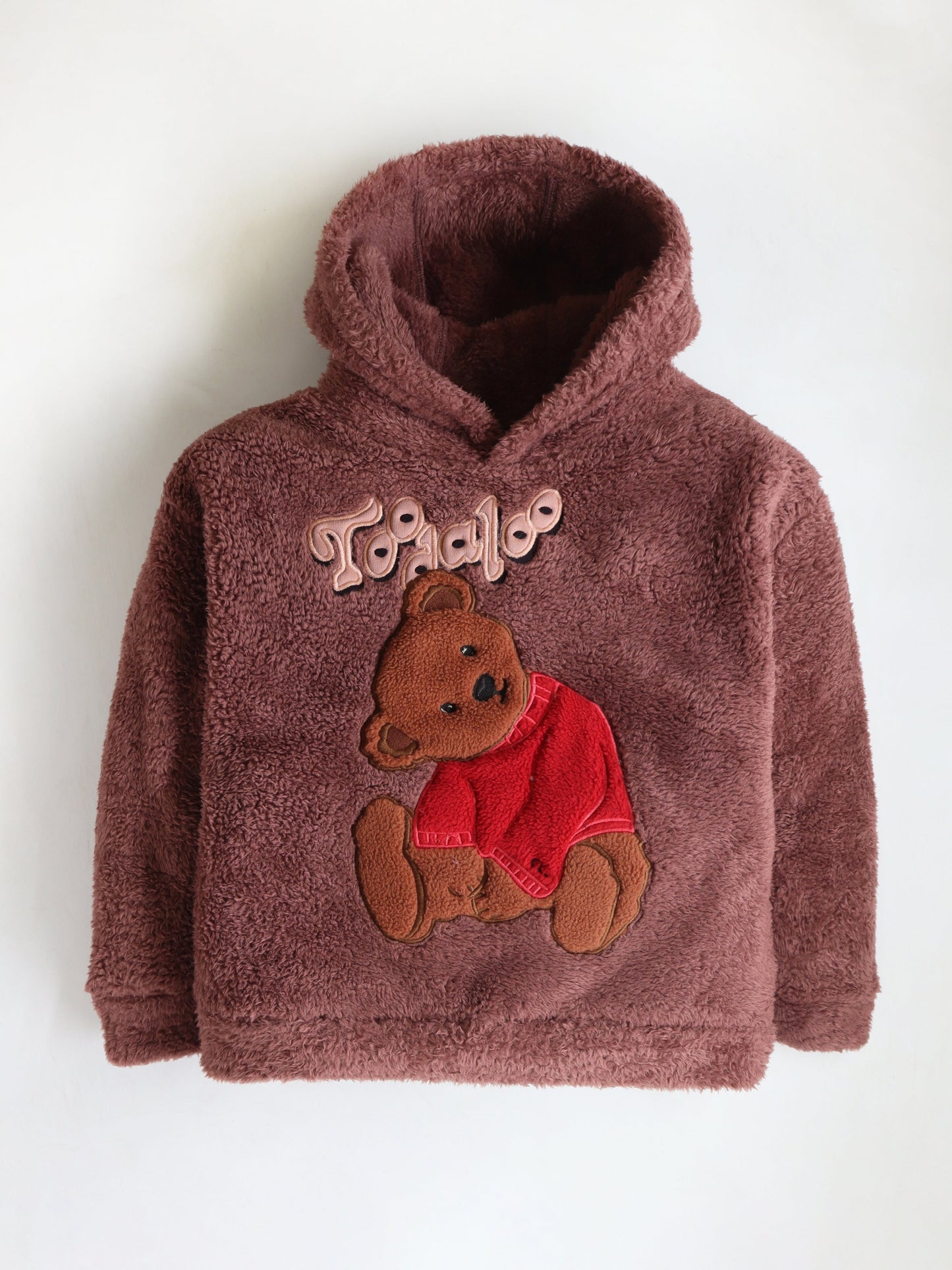 Cherry Crumble Solid Applique Cozy Classic Winter Sweatshirt