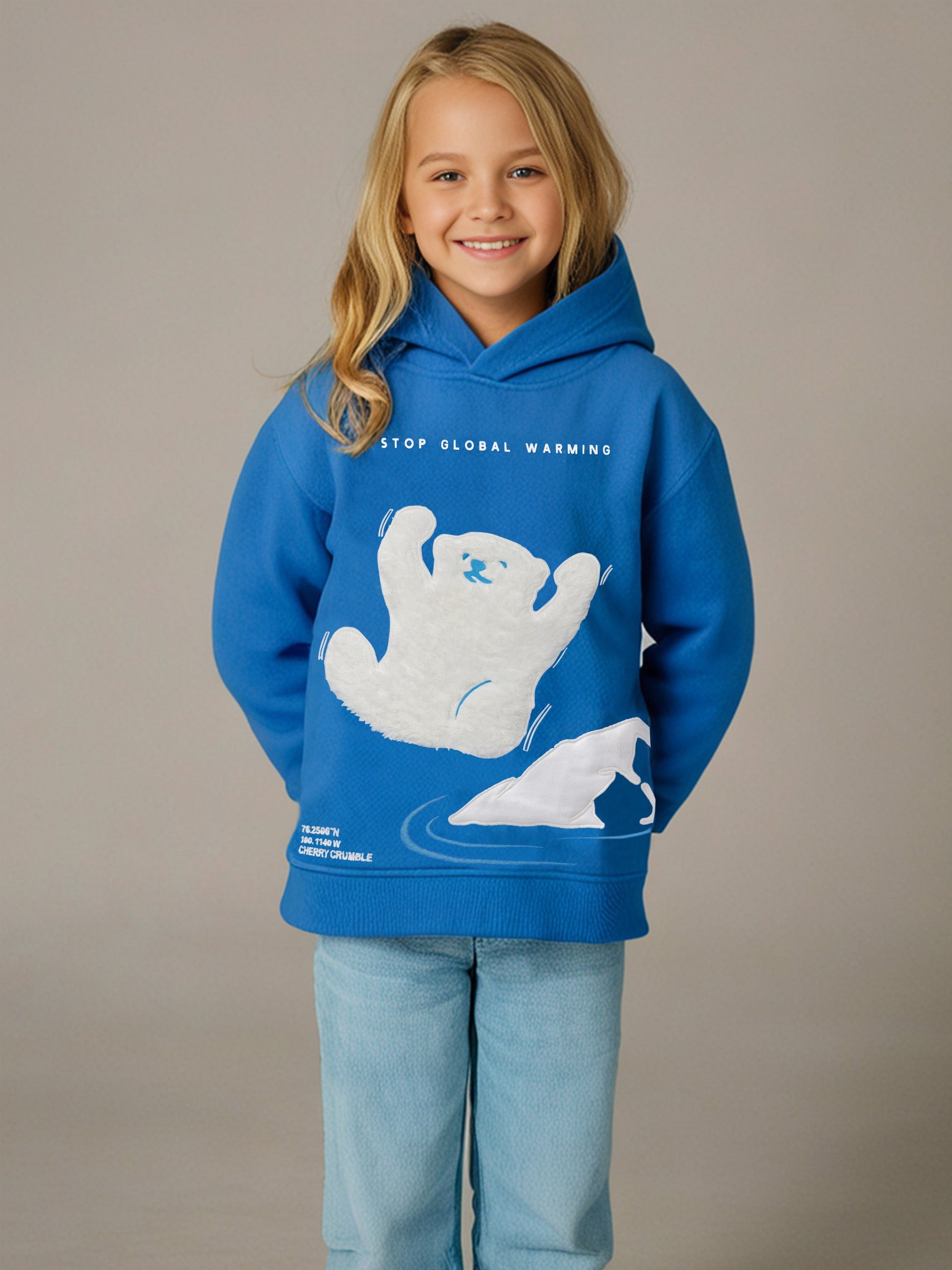 Cherry Crumble Spring Joy Blue Sweatshirt