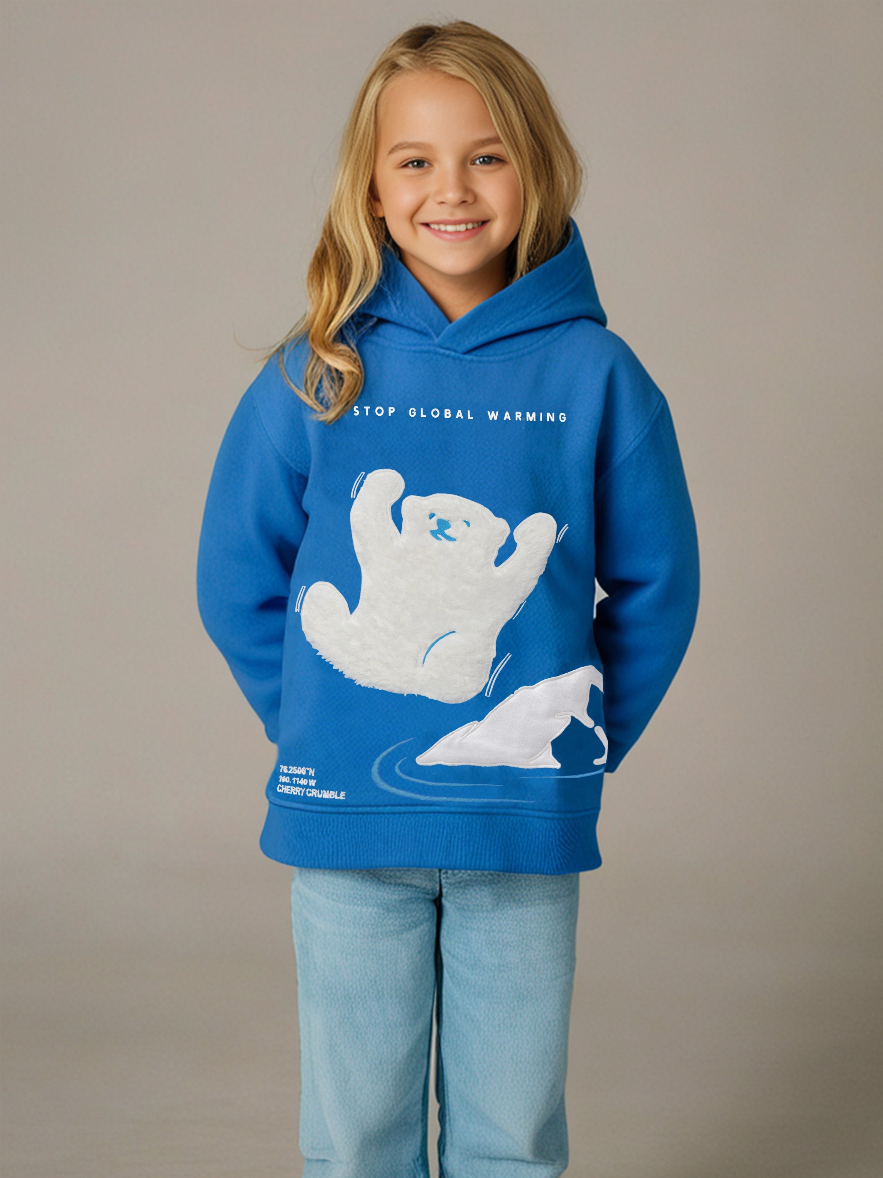 Cherry Crumble Spring Joy Blue Sweatshirt