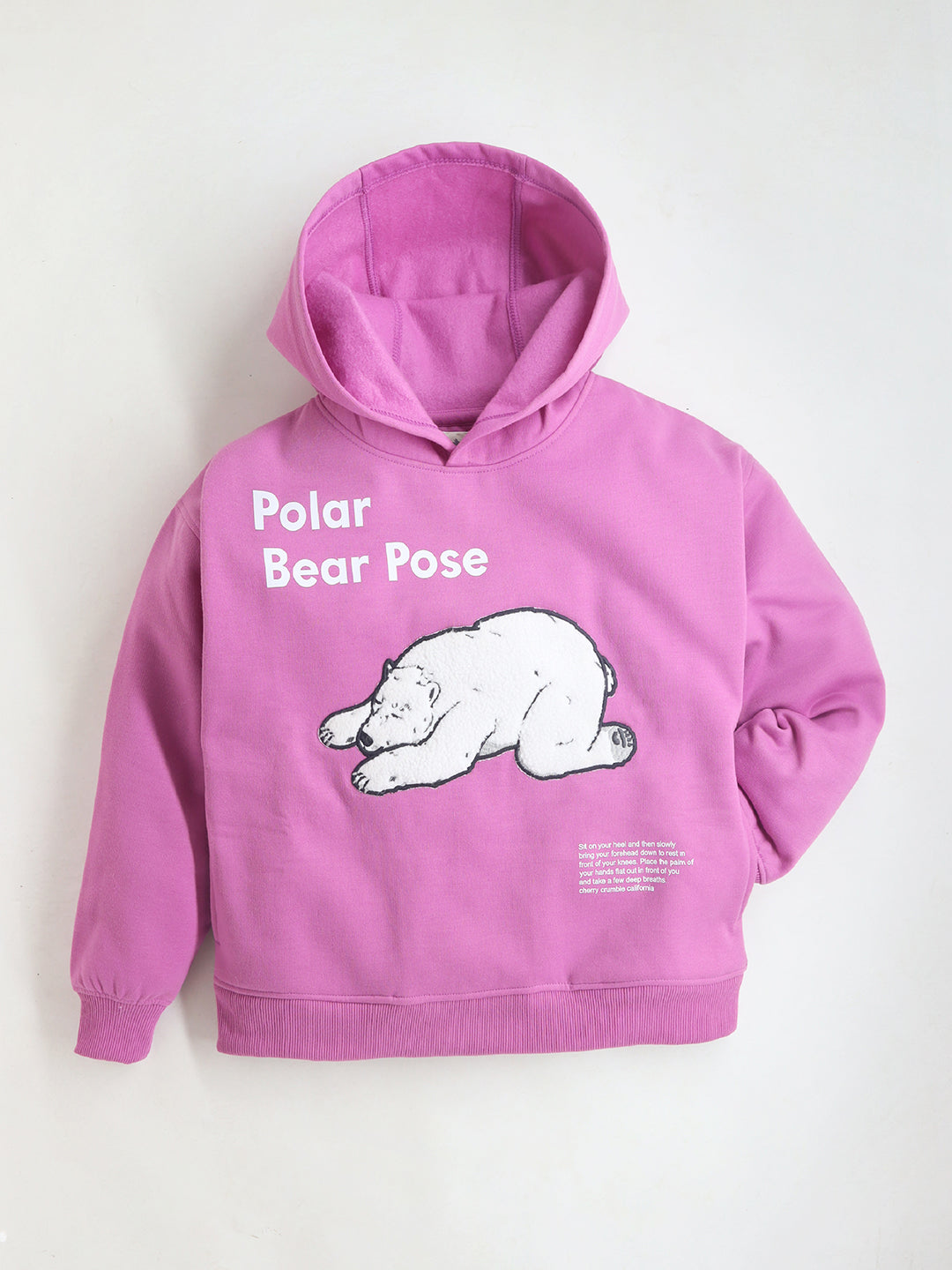 Cherry Crumble Printed Applique Playful Smart Sweatshirt