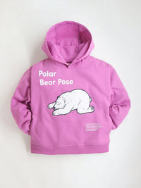 Lavender Digital Printed Applique Playful Smart Sweatshirt