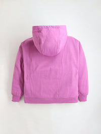 Lavender Digital Printed Applique Playful Smart Sweatshirt