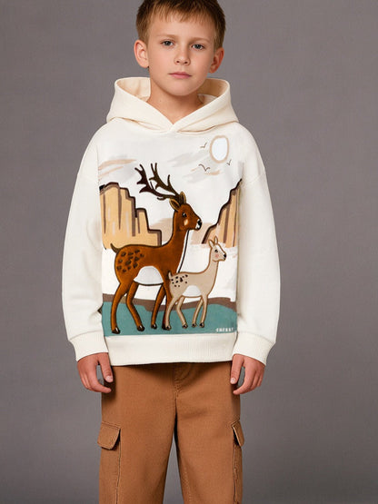 Cherry Crumble Snowy Dream Joyful Cream Sophisticated Sweatshirt