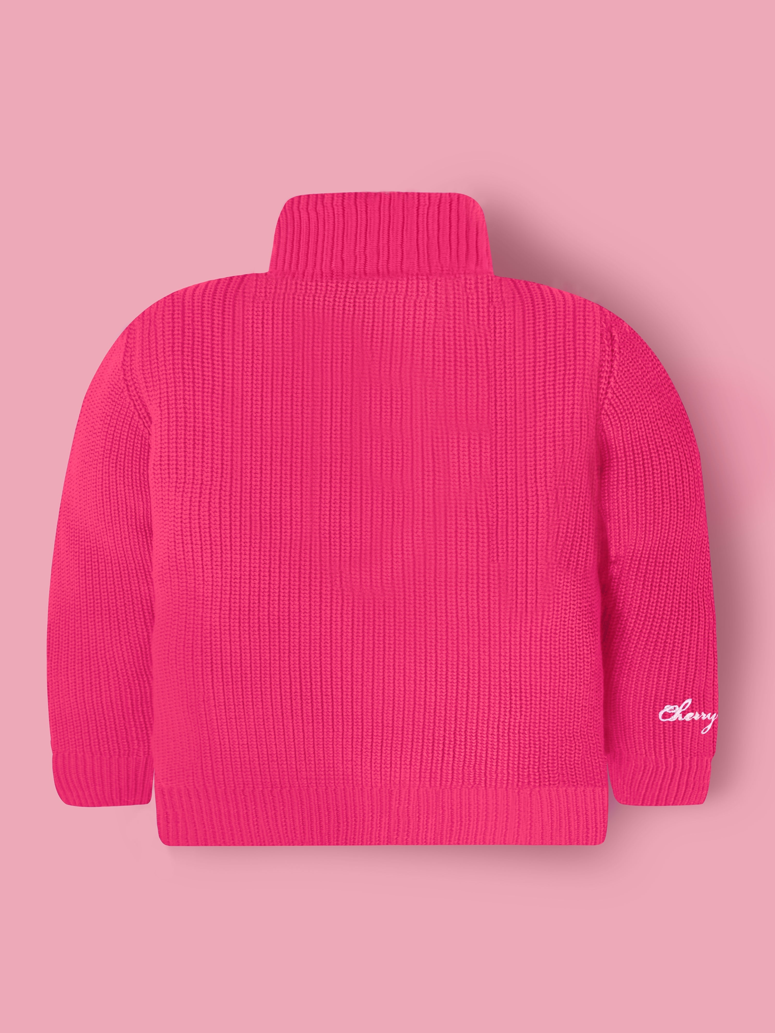 Cherry Crumble Winter Glow Lively Pink Chic Sweater