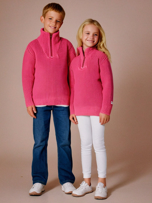Cherry Crumble Winter Glow Lively Pink Chic Sweater