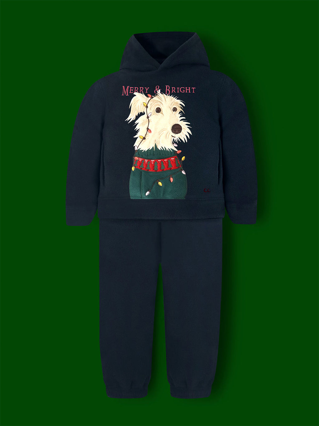 Cherry Crumble Frost Glow Joyful Dark Grey Gleaming Sweatshirt Set