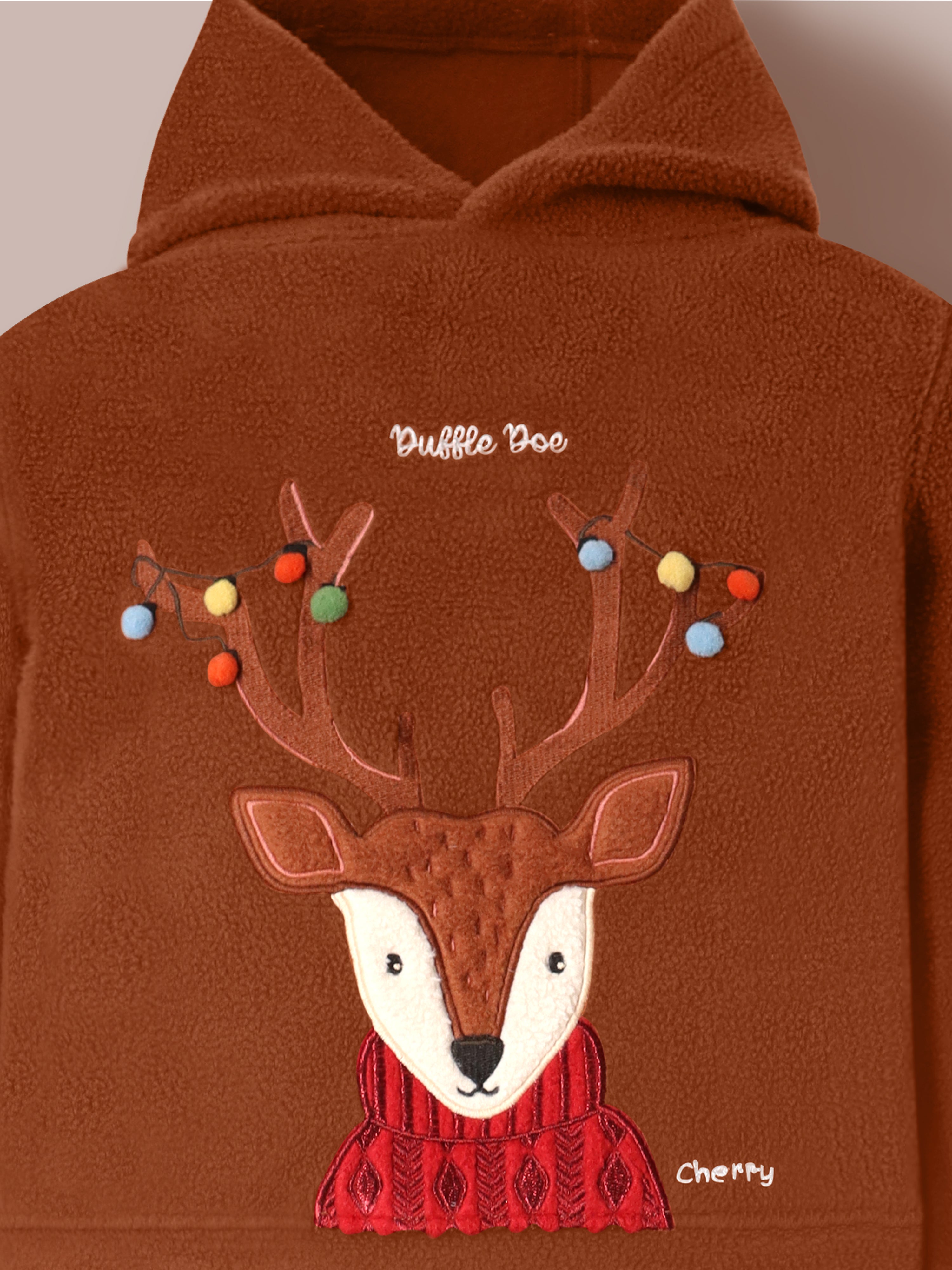 Cherry Crumble Brown Frosty Sweetie Pristine Sweatshirt Set