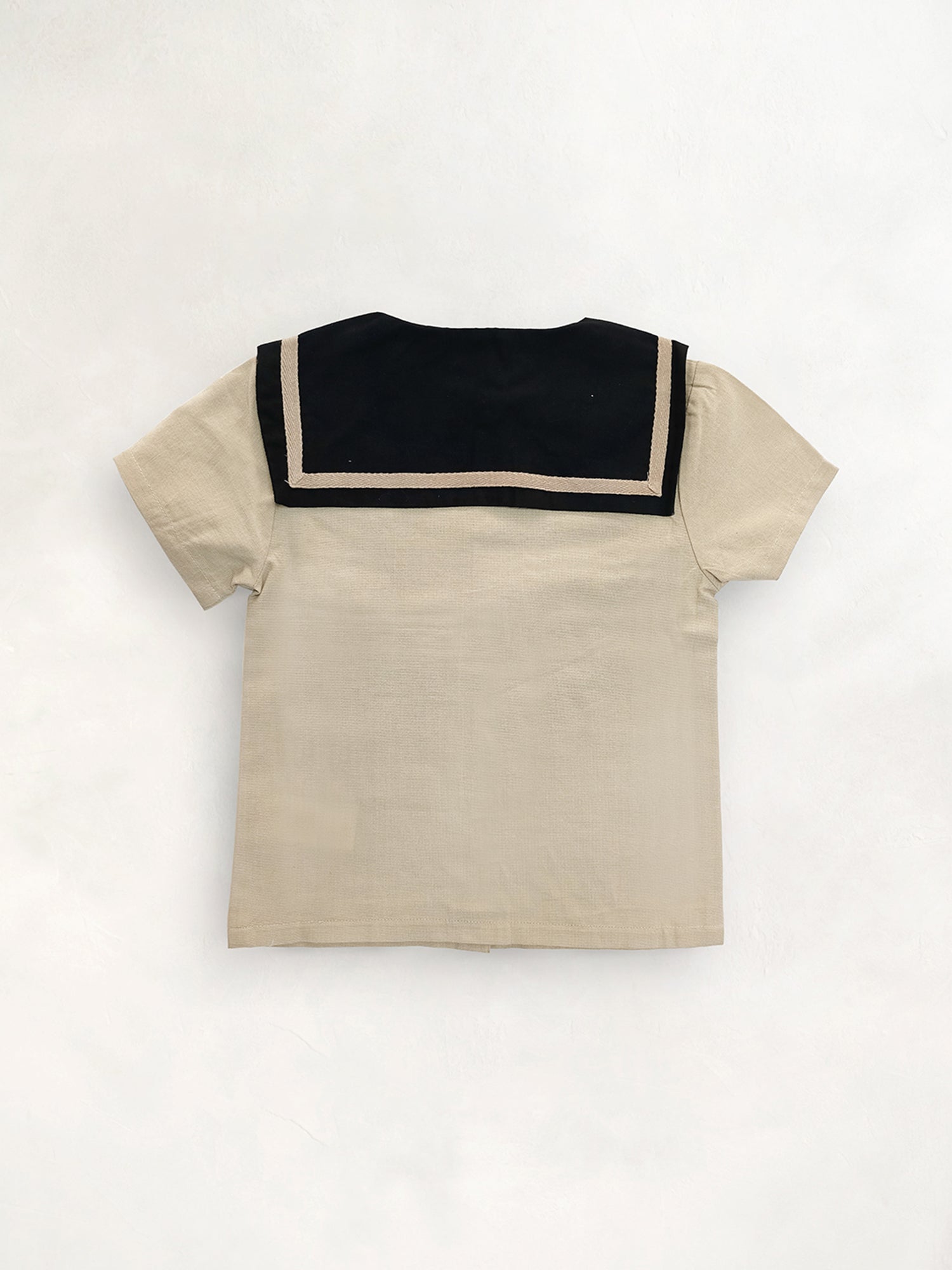 Cherry Crumble Beige Solid Playful Smart Top